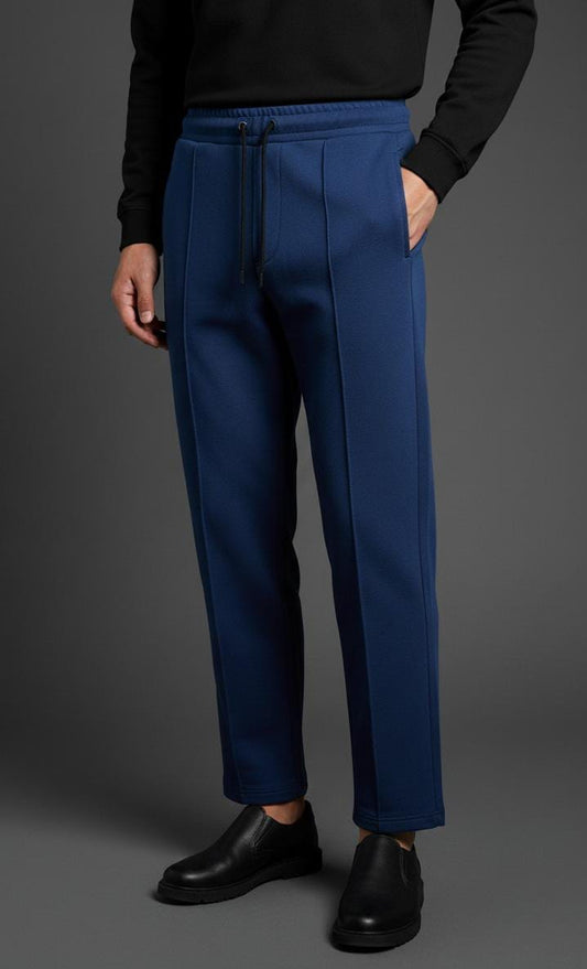 The Meridian Tailored Jogger Trouser - Navy Blue