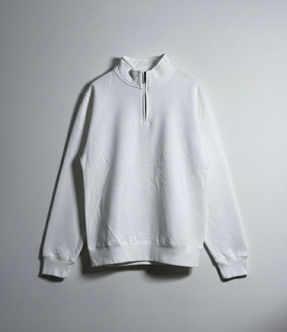 The Apex Fleece Pullover (Mock Neck) - White